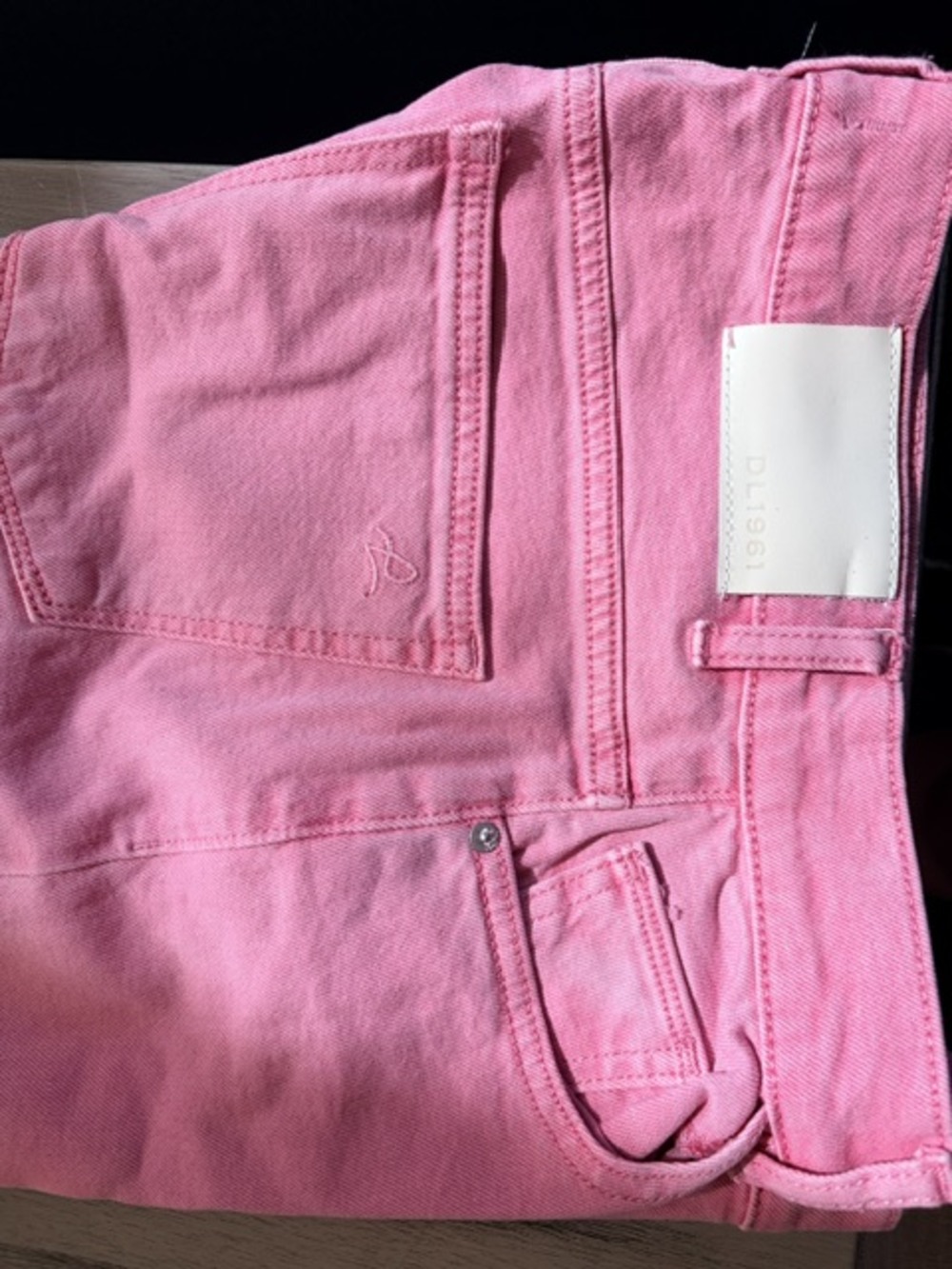 NWOT DL1961 Patti Straight High Rise Vintage Ankle in Flamingo size 27 - Picture 4 of 16
